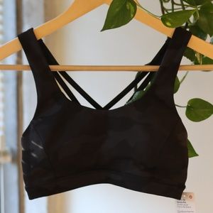 Lululemon Free to Be Serene Bra Came Deep Coal